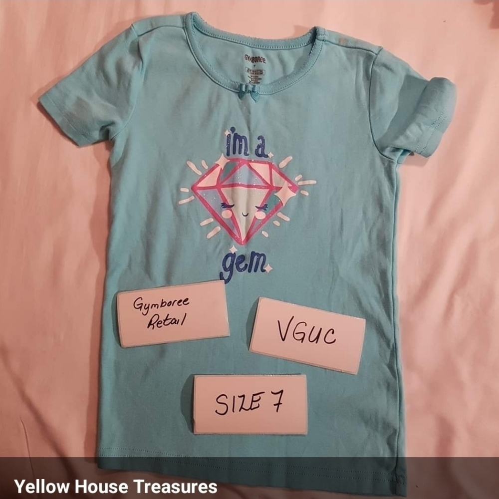 Gymboree pj top only girls size 7